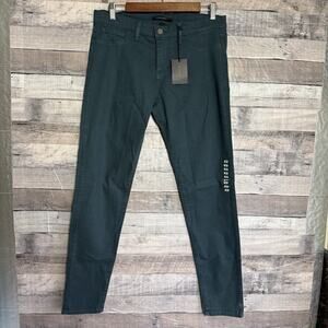 Flying Monkey Bohme Laden Women’s Teal Skinny Denim Jeans L7384 Size 30 NTW